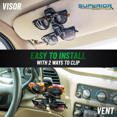 Superior Essentials waterproof scratch-resistant surface guards eyewear from daily abrasion