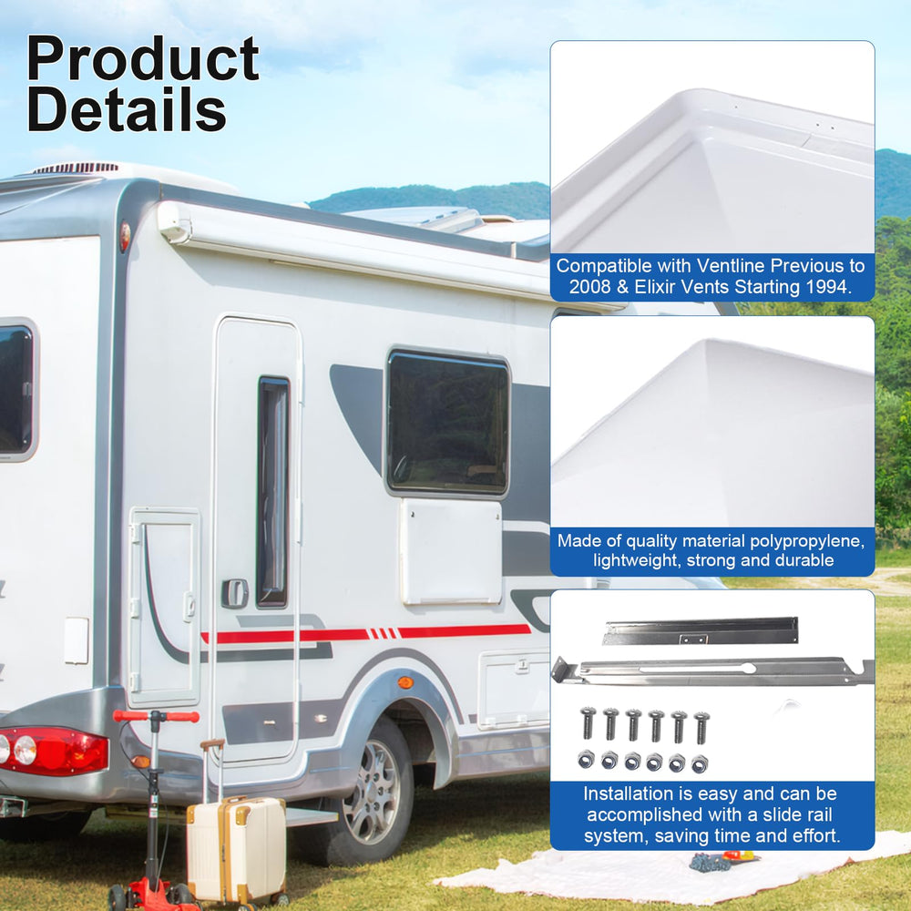 Reinforced crossmembers with Supermotorparts vent cover assembly for durability.
