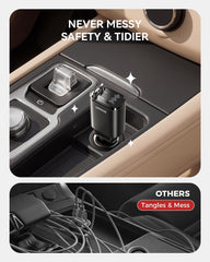All-in-one charger reduces car cable clutter and hassle