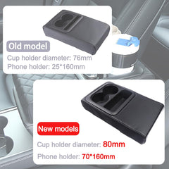 Supin armrest cushion cup holder keeps drinks within easy reach.