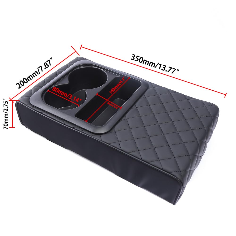 Step-by-step installation of the Supin armrest cushion in a vehicle