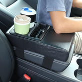Supin car armrest cushion with universal fit provides comfy support on long drives.