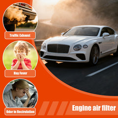 SUPLABEL compatible air filter set helps maintain comfortable cabin and engine performance