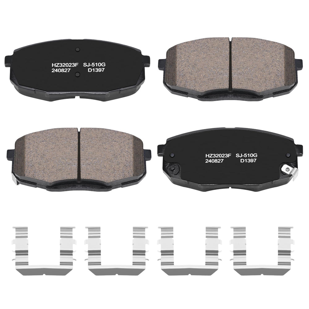 SUPLABEL front brake pads for Hyundai Elantra 2009-2012 improve braking consistency in wet conditions