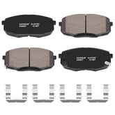 SUPLABEL front brake pads for Hyundai Elantra 2009-2012 improve braking consistency in wet conditions