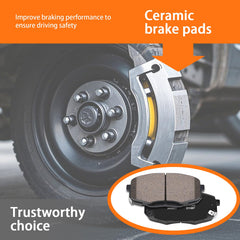 SUPLABEL front brake pads for Hyundai Elantra 2010-2012 Touring SE provide smooth stops