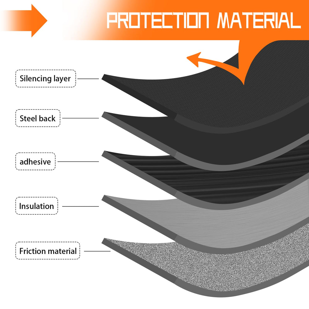 SUPLABEL front brake pads for Kia Forte 2010-2013 ensure solid braking on varied roads