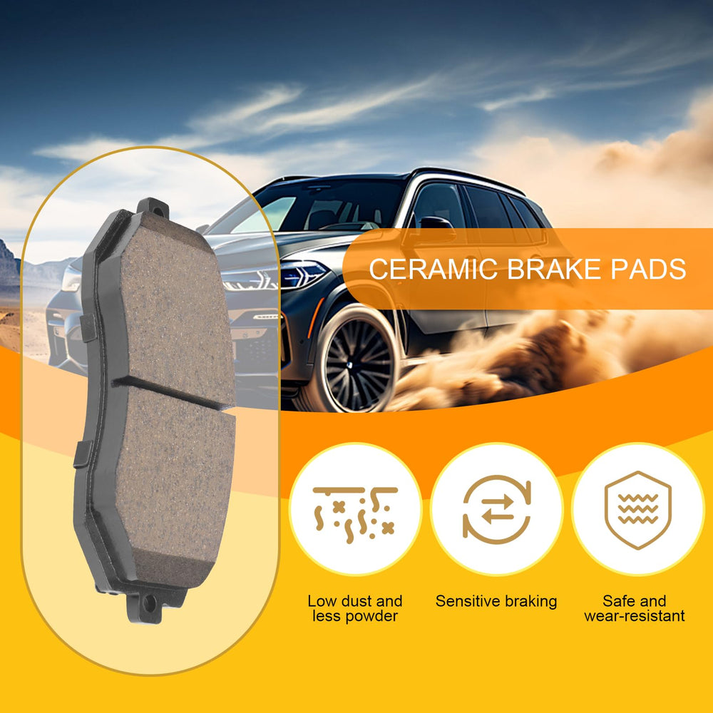 SUPLABEL front ceramic brake pads for Saab 9-2X, reliable stopping performance