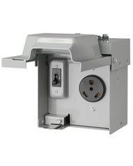 SURAIELEC 30A RV outlet box with breaker outdoors for camping power