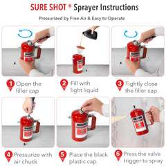 Sure Shot A1000R teflon cap closeup demonstrating secure sealing and long-lasting use