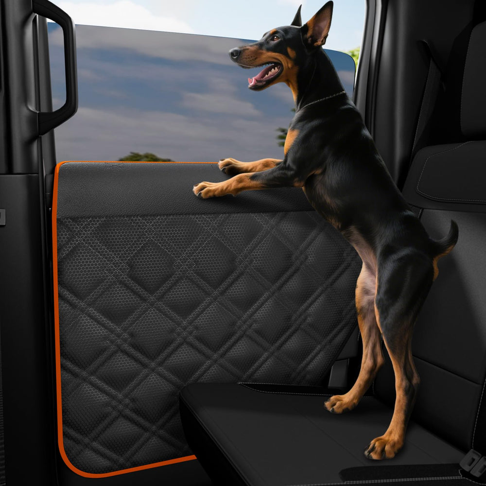 Surfcabin door protector for trucks delivers 20% more coverage against paw scratches and grime.