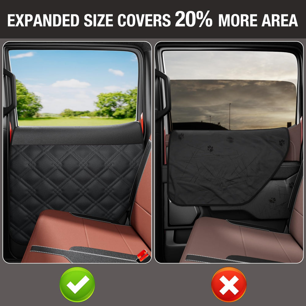 Surfcabin window-friendly install allows window operation during rides.