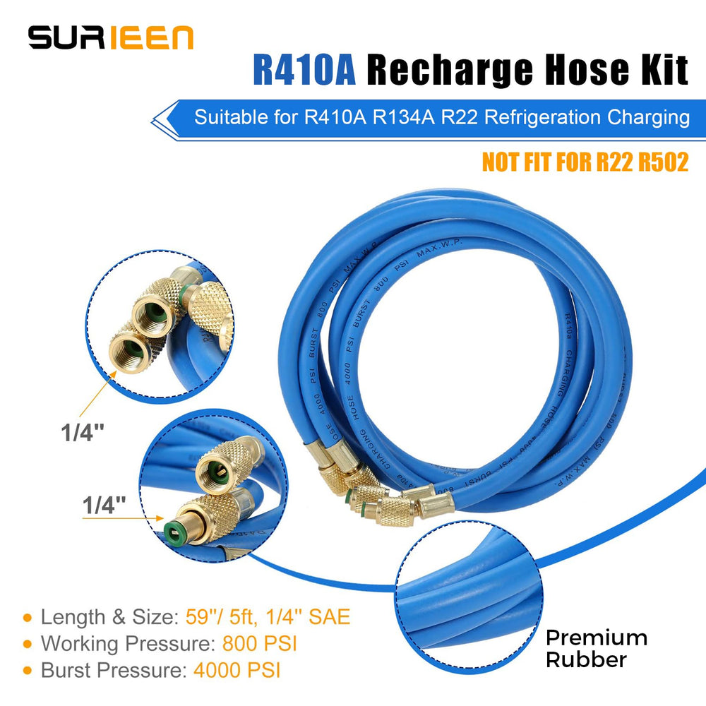 SURIEEN adapter highlighting 1/4 inch SAE to 1/2 inch connections.