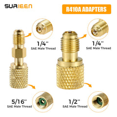 SURIEEN mini-split system use: hose assembly for easy charging.