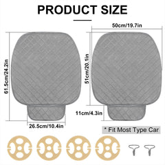 Surpassme anti-slip bottom keeps the seat cover from shifting.