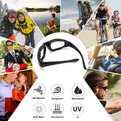 Surpassme motorcycle glasses UV protection keeps eyes safe during sunny rides.