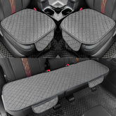 Surpassme front left seat cover in grey with anti-slip fit for a cleaner driving space.