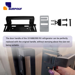 SURPOUF packaging and included parts outline simple DIY installation