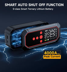 Surputs complete kit includes jump starter, pump, and cables.