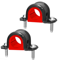Suspension Dudes Front CODE RED bracket and bushing kit for Wrangler enhances stability.