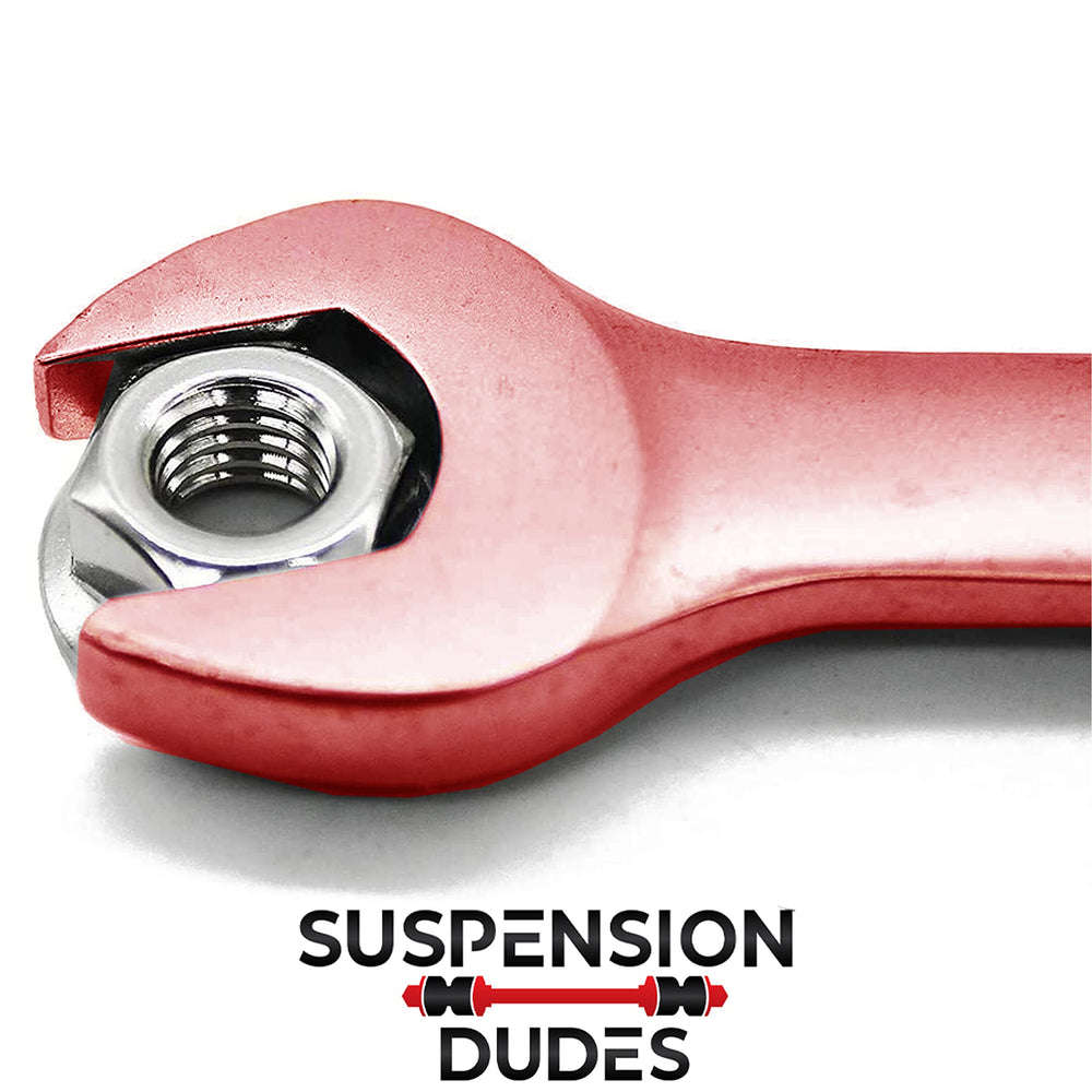 Suspension Dudes packaged kit contents displayed for easy installation.