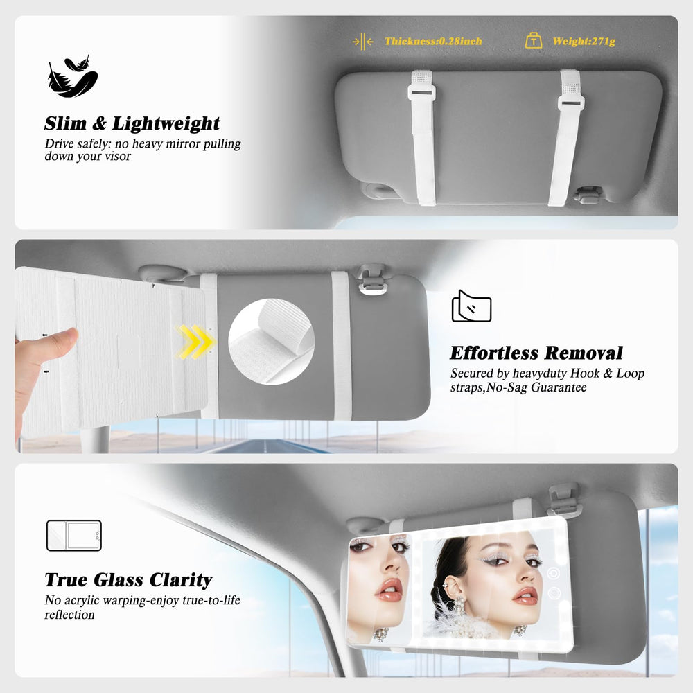 Suupvaor car visor mirror makes a thoughtful gift for travelers and beauty lovers