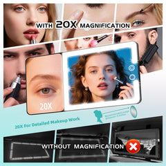 Rechargeable Suupvaor car mirror with USB-C charging for on‑the‑go styling.