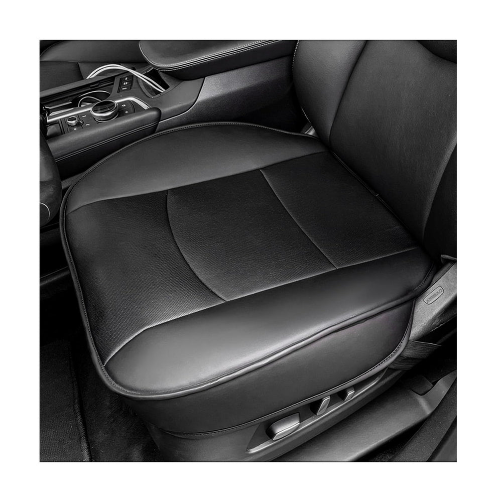 Suvnie car-seat bottom cover front view with premium PU leather protection.