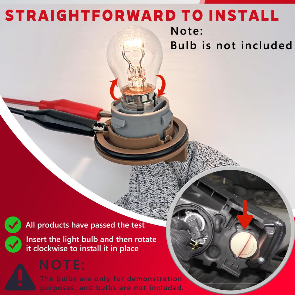 Svicari headlight socket made of engineering plastic resists heat and corrosion
