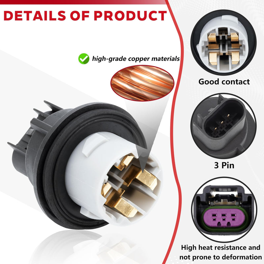 Svicari abs-plastic-body with rubber seal keeps socket durable and corrosion-resistant.