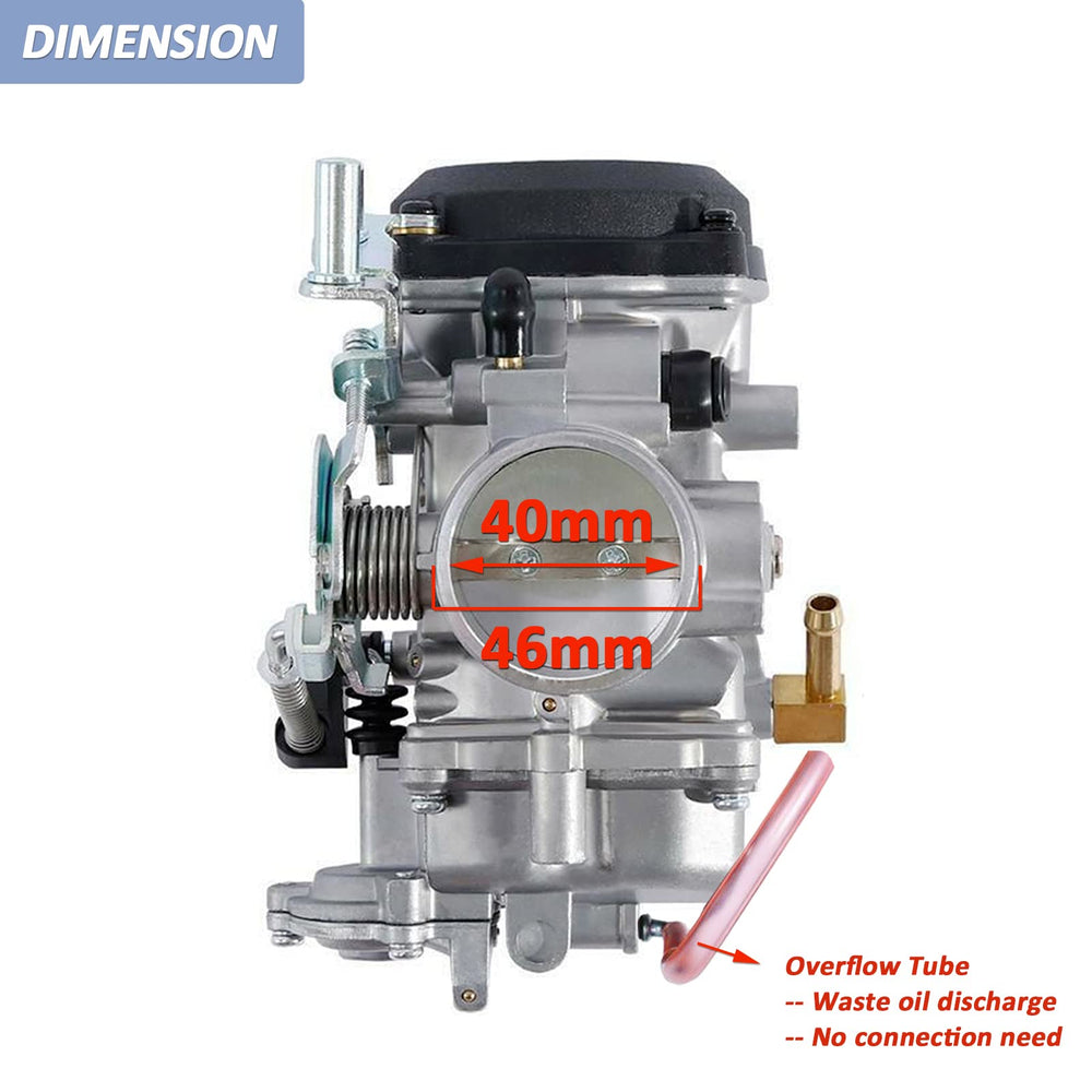 SVKZGFZ CV40 carburetor with spark plug: ready-to-install kit for quick maintenance.