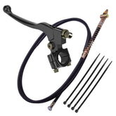 Swagnaz mini bike brake lever left provides precise control on rugged trails.