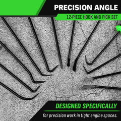 Swanlake 12-piece set short hooks ideal for tight spaces.