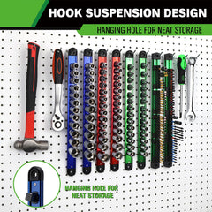Swanlake slidable clip system allows customizable layouts for tool sizes.