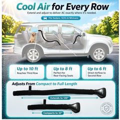 Swanoo BreezyBack leak-proof air seal improves airflow efficiency.