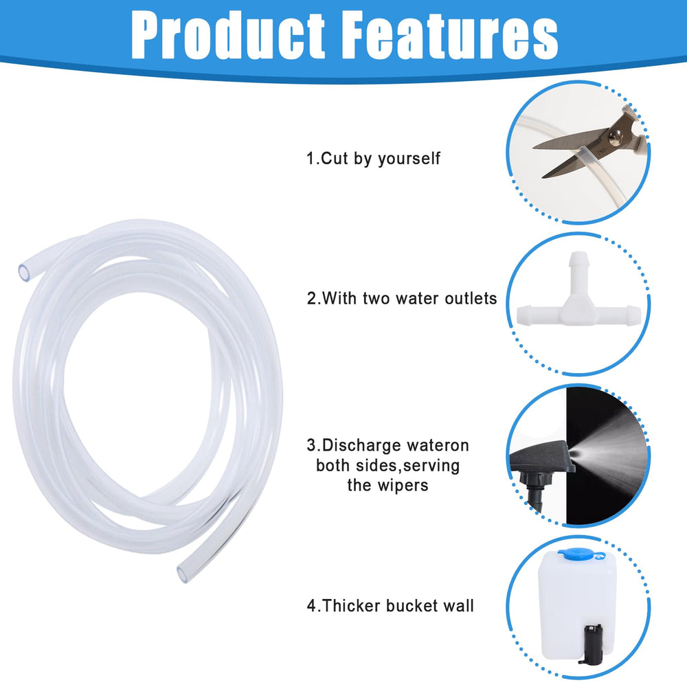 Swess tubing and wiring harness, easy installation compatibility.