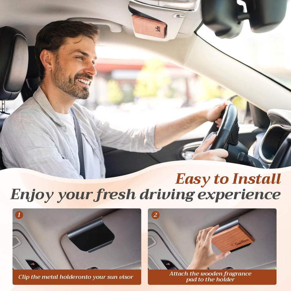 Swiffen ocean scent wood air freshener refreshes cabin atmosphere