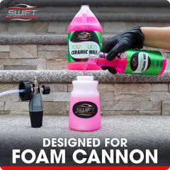 Swift Auto Care high-gloss finish highlighting radiant shine after treatment.
