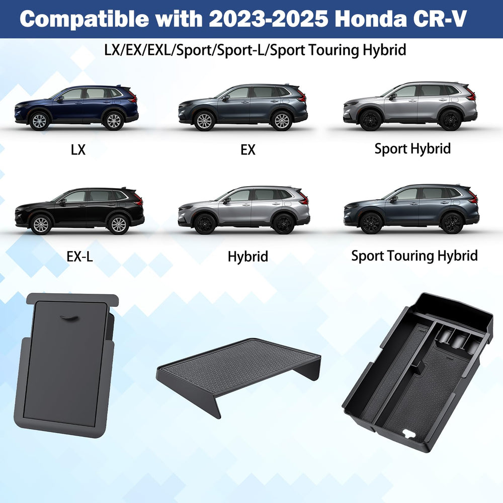 SwiftGaze CR-V anti-slip surface helps keep essentials in place.