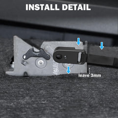 SwiftGaze creates extra storage space for gear and tools.