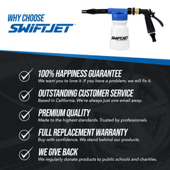 SwiftJet professional-grade car wash kit for DIY enthusiasts seeking shop-quality results.