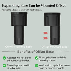 Close-up of premium materials used in Swigzy cup holder expander