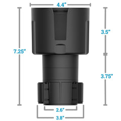 Swigzy expander on a golf cart or UTV for tall bottles