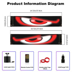 Flexible, waterproof panels with bendable design for curved windshields.