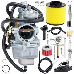 Sworwin carburetor close-up for Honda TRX250 Recon, showing precise fit and OEM-like performance.