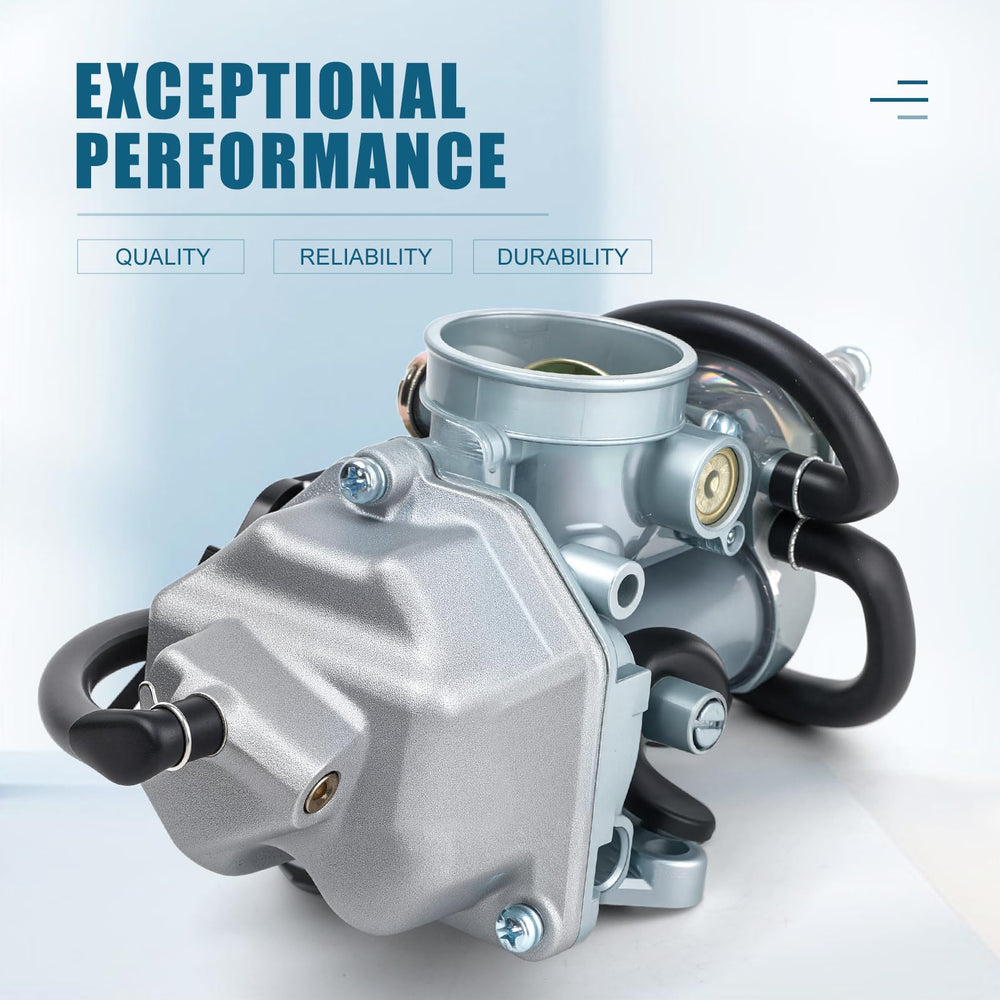Sworwin durable materials carburetor built to withstand demanding riding conditions.