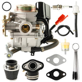 Sworwin GY6 PD18J carburetor front view for Taotao go kart