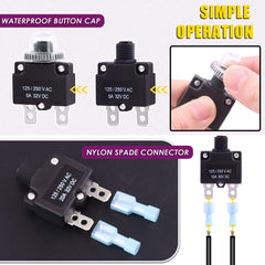 Swpeet 3/8 inch round-hole mounting for simple panel integration.
