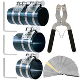 Swpeet 8Pcs piston ring compressor kit 3-inch for precise engine installation