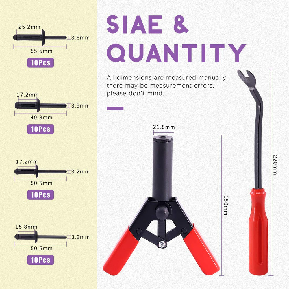 Swpeet rivet removal tool shown for fast, damage-free clip removal